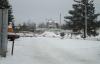 Территория подстанции за Спасская, 15, копят снежок...